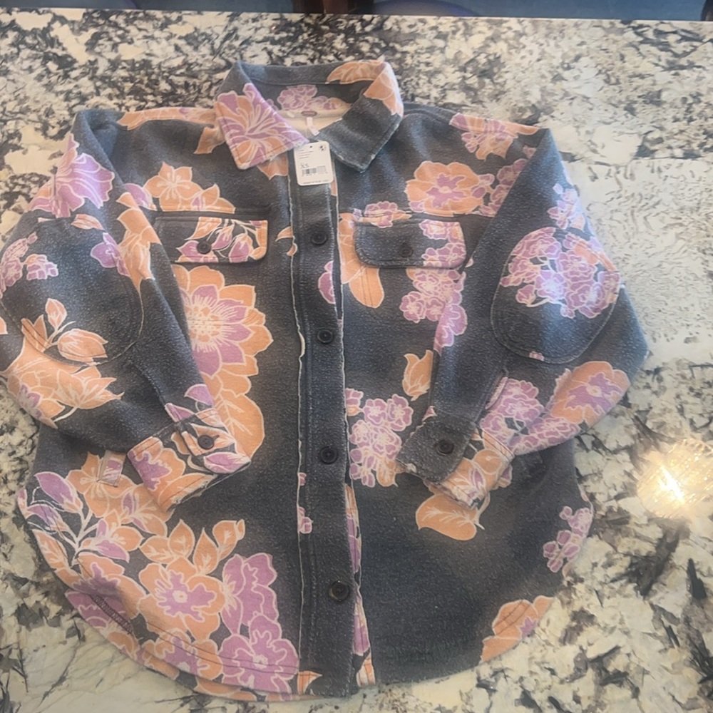 🔥HP🔥Free People  RUBY JACKET CHARCOAL COMBO - Brand New With Tags $178 Retail - Picture 10 of 11